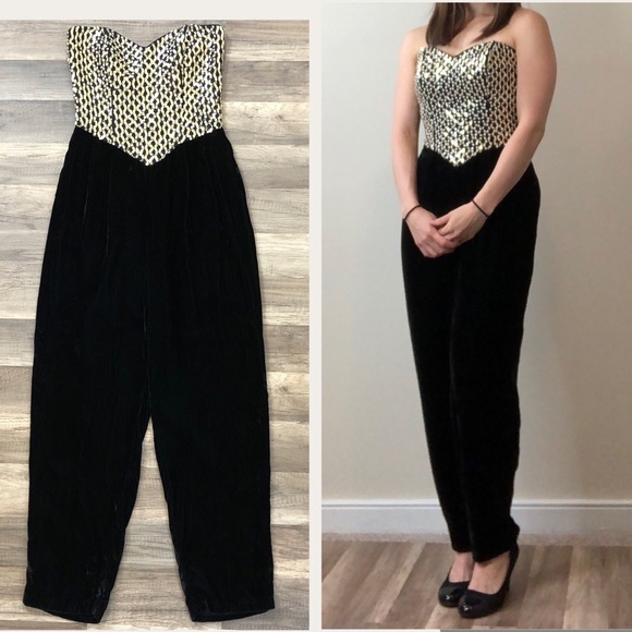 80s sequin jumpsuit